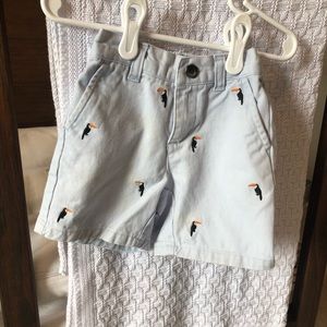 Janie and Jack Toucan shorts sz 12-18